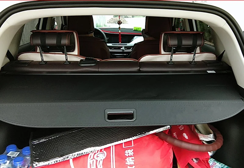 Задняя полка для посылки Стайлинг автомобиля крышка багажника материал занавеса