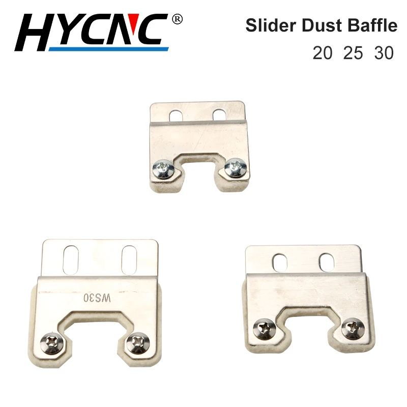

HIWIN Track Slider Dustproof Baffle 20 25 30 Baffle CNC Cutting Machine Slider Ash Baffle Guide Rail Oil Pollution Baffle