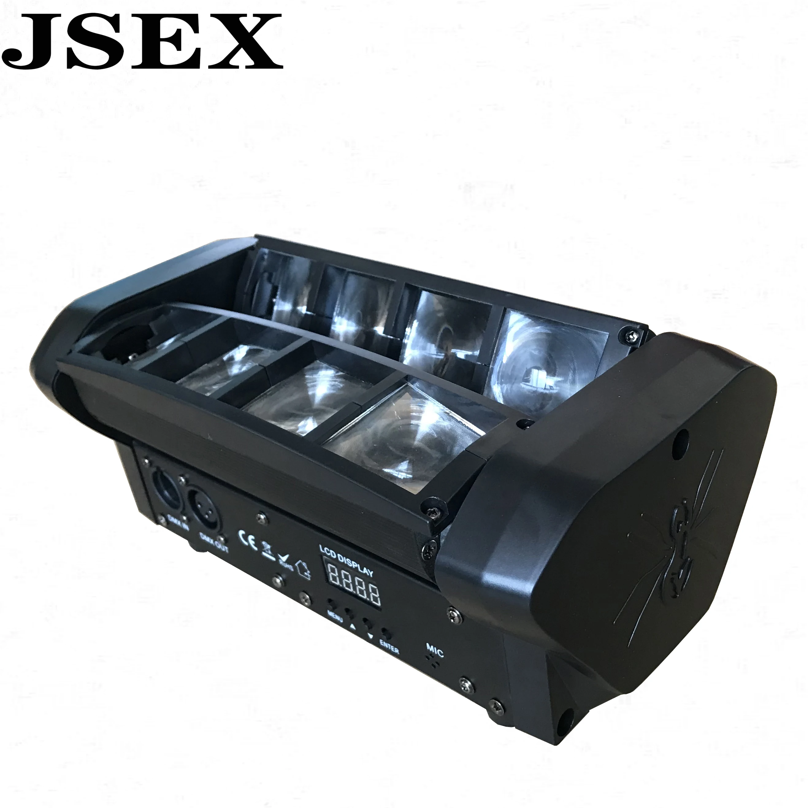 

Disco DMX512 Stage Light LED RGB Moving Head Light 8X10W LED Spider Beam for DJ Nightclub Bar