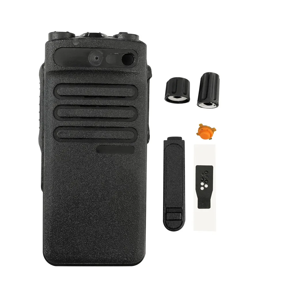 Black Walkie talkie Replacement Repair Case Housing Cover Kit For