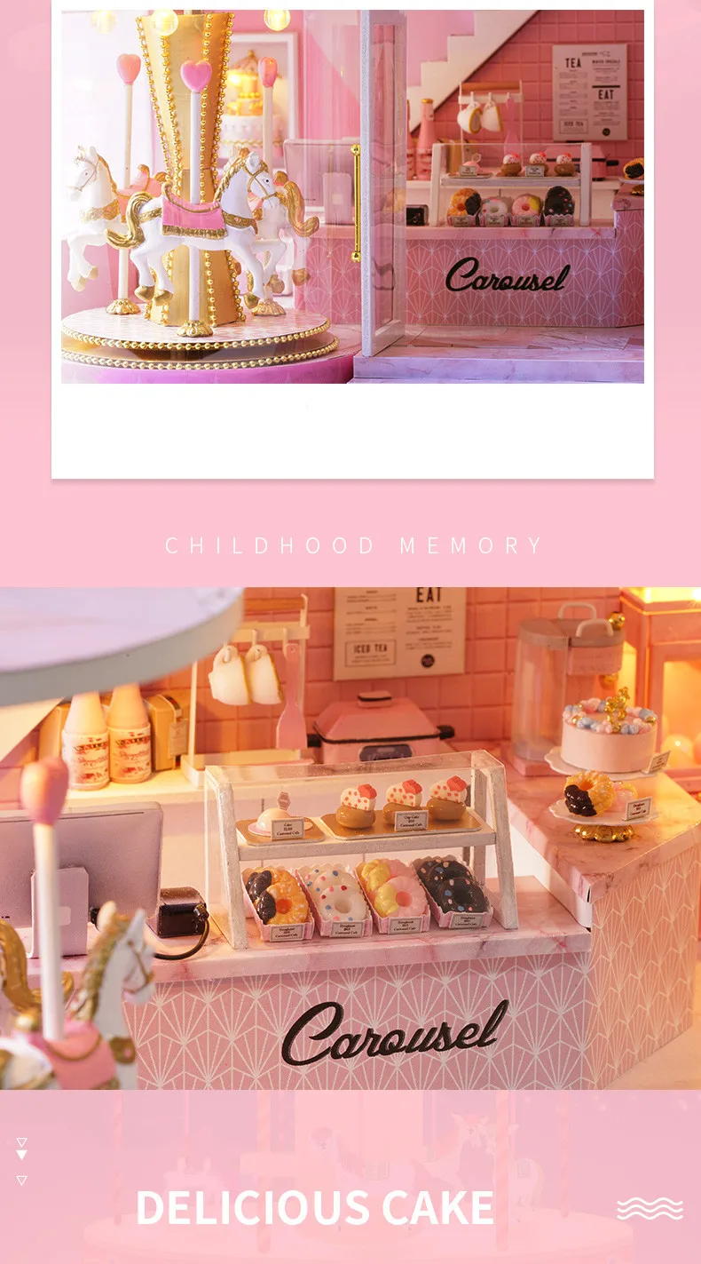 DIY Кукольный дом мебель детская память вилла Миниатюрный Кукольный домик игрушка для детей милые семьи дом Casinha De Boneca дом