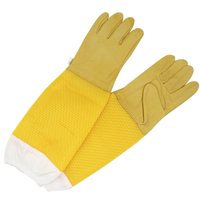 Description Picture 2 of itemBeekeeping Sheepskin Gloves Anti-bee Anti-sting for Professional Apiculture Beekeeper Bee Keeping Tools 1 Pair