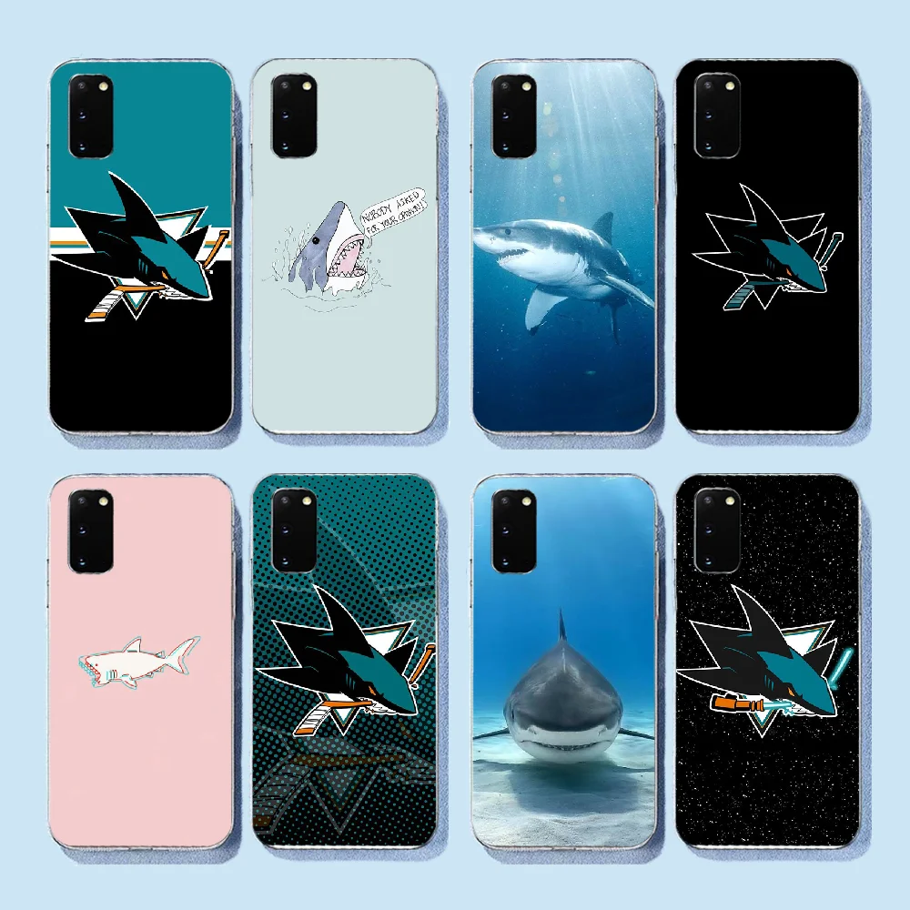 NBDRUICAI животное Хоккей Акула ТПУ черный чехол для телефона Корпус Samsung S9 plus S5 S6 S7 edge