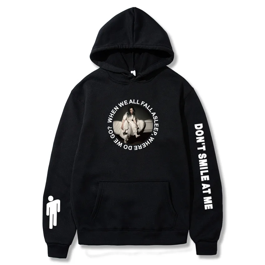 Billie Eilish толстовка женская с длинным рукавом Merch Lothse унисекс пуловеры нарядная