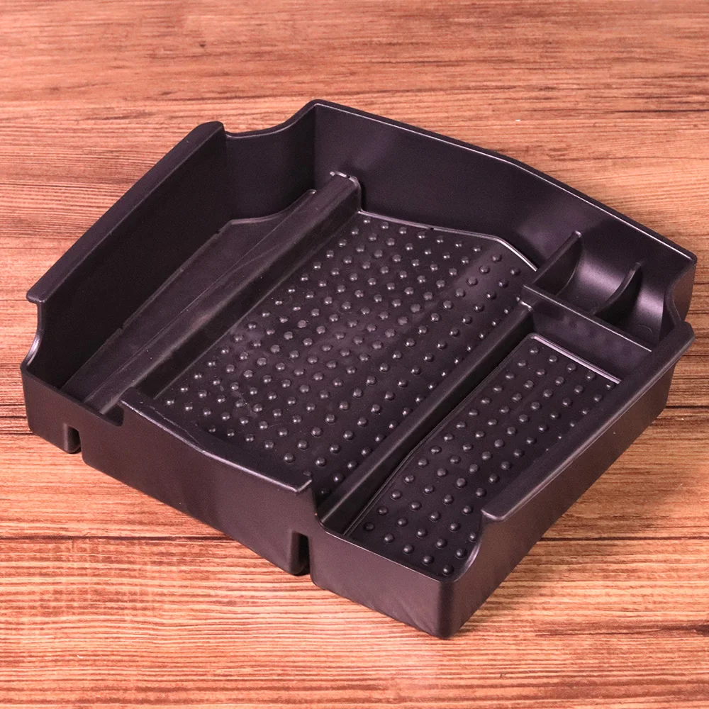 1Pc ABS Black Central Console Armrest Secondary Storage Box Glove Tray Holder Organizer Fit For Honda CR-V CRV 2012 2013 2014 (1)
