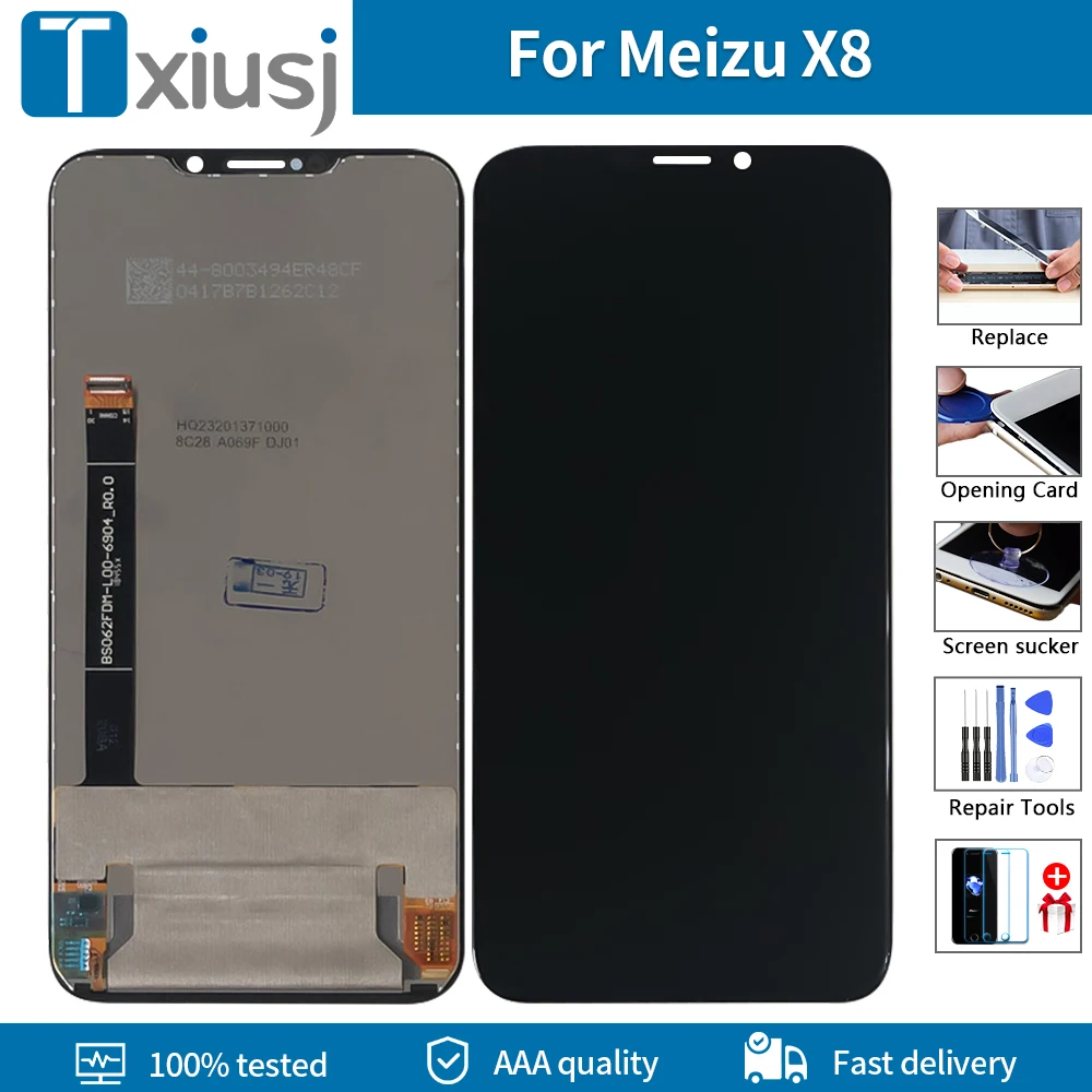 6 2 &quotдля MEIZU X8 X 8 ЖК дисплей сенсорный экран дигитайзер сборка с рамкой для Meizu