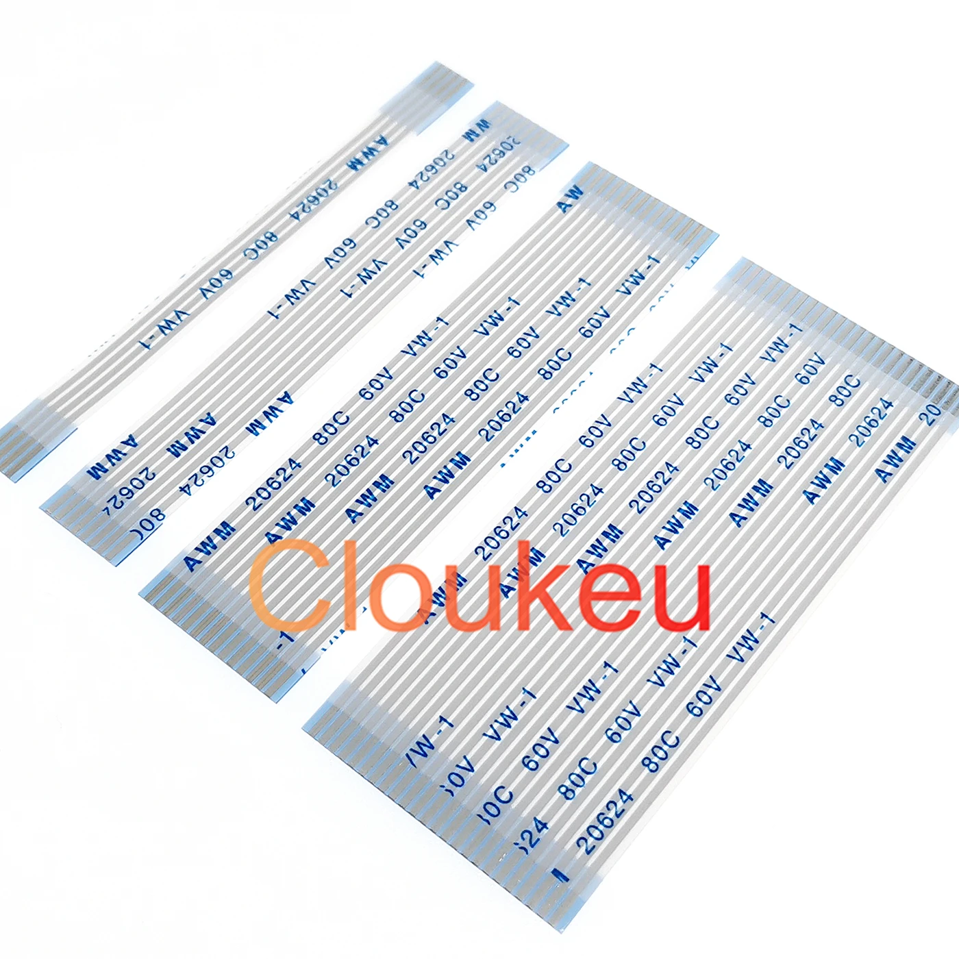 Computer Cables Yoton Wholesale New FFC FPC Flexible Cable 1.0 mm 10 Pin 50mm 100mm 150mm 200mm 250mm 300mm Reverse Direction AWM 20624 80C 60V Cable Length: 50mm Computer Cables Yoton Wholesale New FFC FPC Flexible Cable 1.0 mm 10 Pin 50mm 100mm 150mm 200mm 250mm 300mm Reverse Direction AWM 20624 80C 60V Cable Length: 50mm