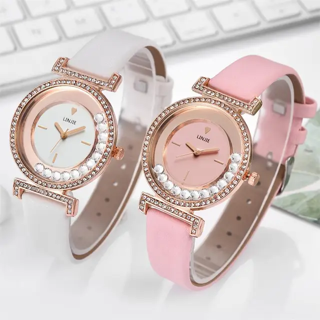 Exquisite minimalistyczny kobiet zegarki 2022 nowa prosta diamentowa tarcza projekt panie skórzany Wrist Watch Casual prezenty zegar dla kobiety 4