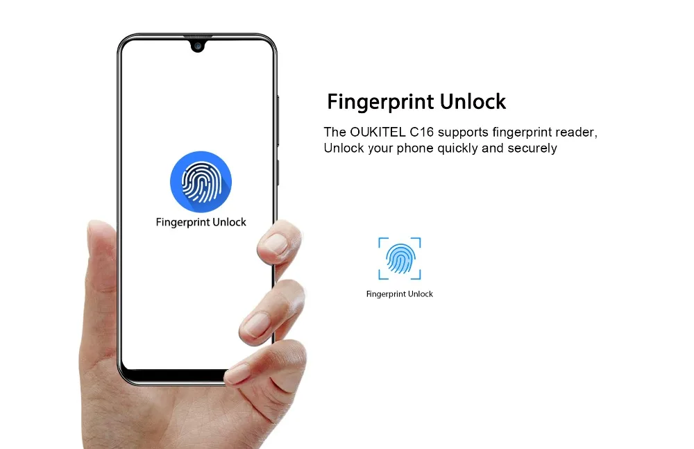 OUKITEL C16 смартфон 5,71 дюймов четырехъядерный 2 Гб ОЗУ 16 Гб ПЗУ мобильный телефон 2600 мАч двойная камера разблокировка Android 9,0 мобильный телефон