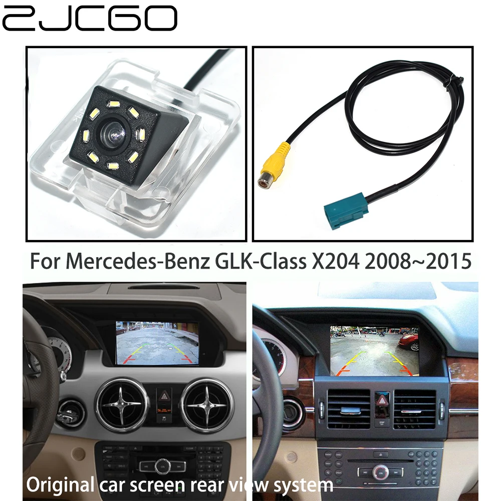 

ZJCGO CCD Car Rear View Reverse Back Up Parking Camera Upgrade for Mercedes Benz MB GLK X204 GLK200 GLK220 GLK250 GLK320 GLK350