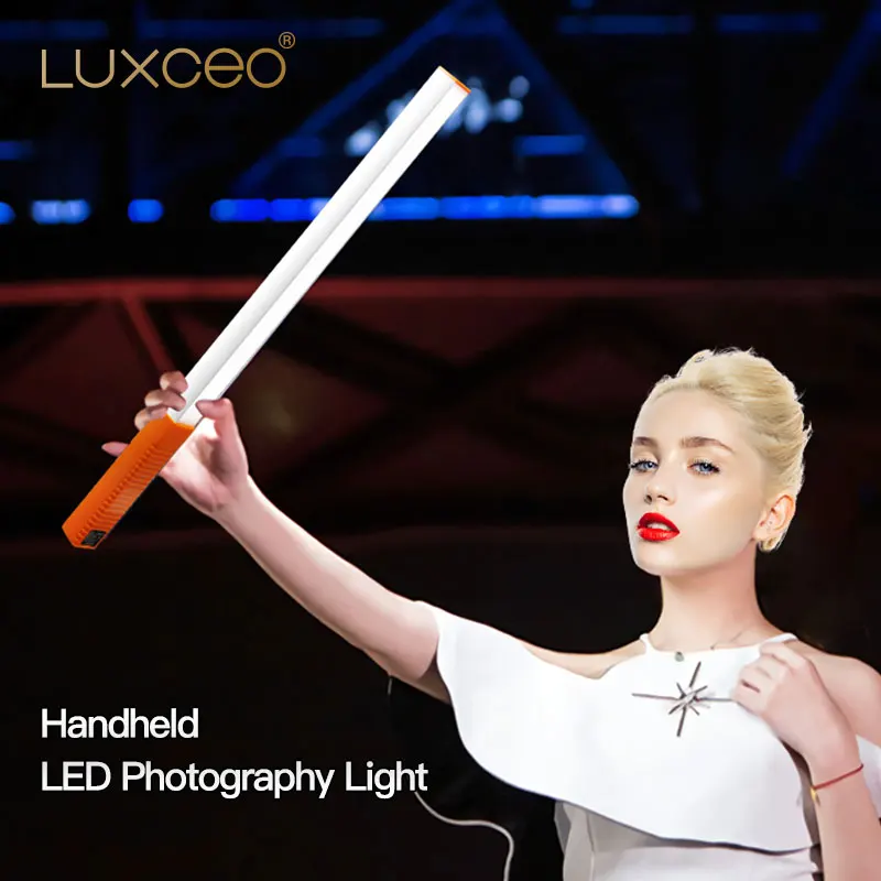 

Camera Video Light Portable Handheld LED Video Ice Light USB Rechargeable Photography Lamp Stick Dimmable with Remote Control