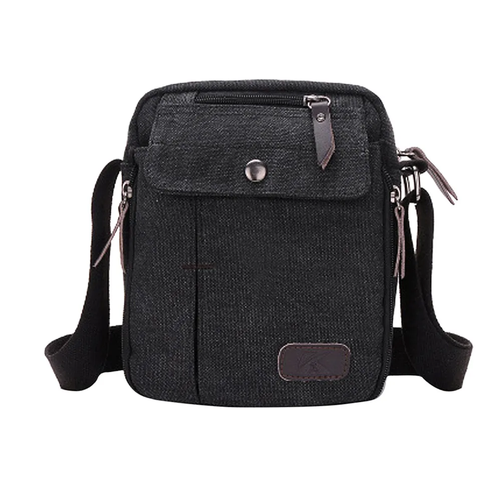 

Personality Outdoor Men's Multi Function Bag Canvas Shoulder Messenger Bag Satchel Canvas Shoulder Crossbody Bag 1104#C