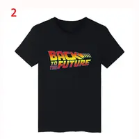Powrót do przyszłości Tshirt Luminous T Shirt camiseta letnie t-shirty z krótkim rękawem powrót do przyszłości Tee topy koszulki uliczne 4XL 2