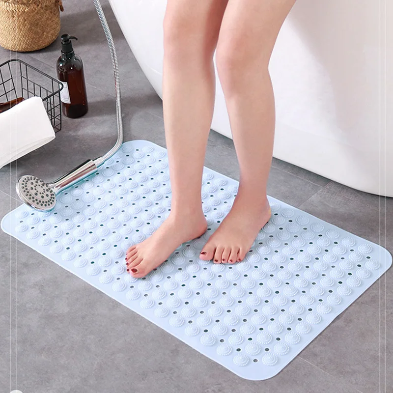 

YAUSEAN Quality PVC Bathroom kitchen antislip mat Foot Massage pad bath Floor Mat Carpet For Toilet shower Bathtub non-slip mats
