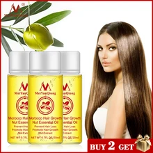 Morocco nuts Hair быстрая мощная эссенция для роста 3 шт. средство для предотвращения выпадения волос от облысения жидкое масло средство для ухода за волосами 20 мл