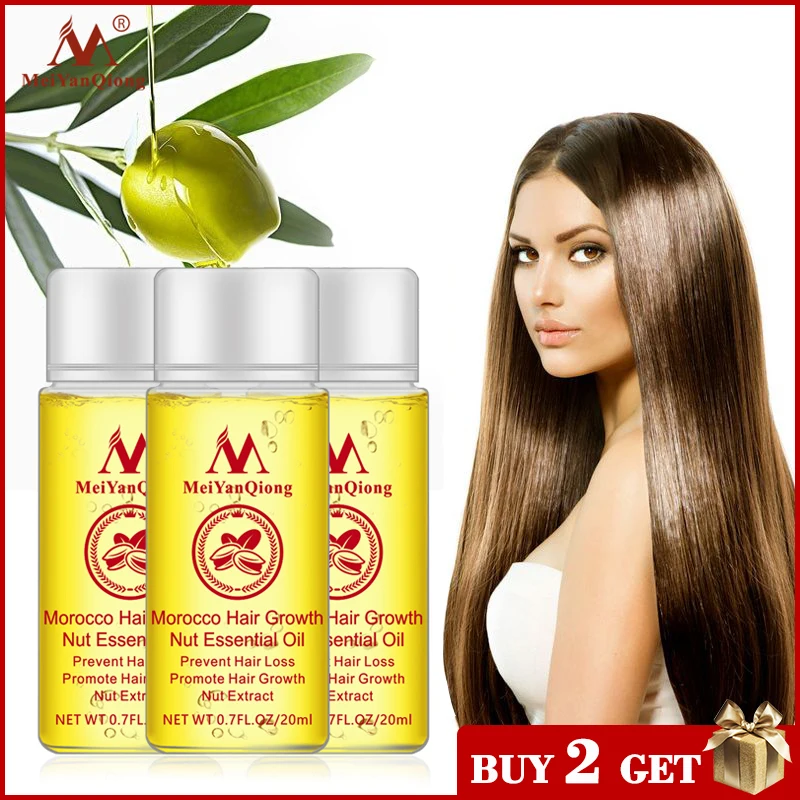 Morocco nuts Hair Fast Powerful Growth Essence 3PCS Preventing Hair Loss Baldness Liquid Oil Treatment Hair Care Product 20 ML Morocco nuts Hair Fast Powerful Growth Essence 3PCS Preventing Hair Loss Baldness Liquid Oil Treatment Hair Care Product 20 ML