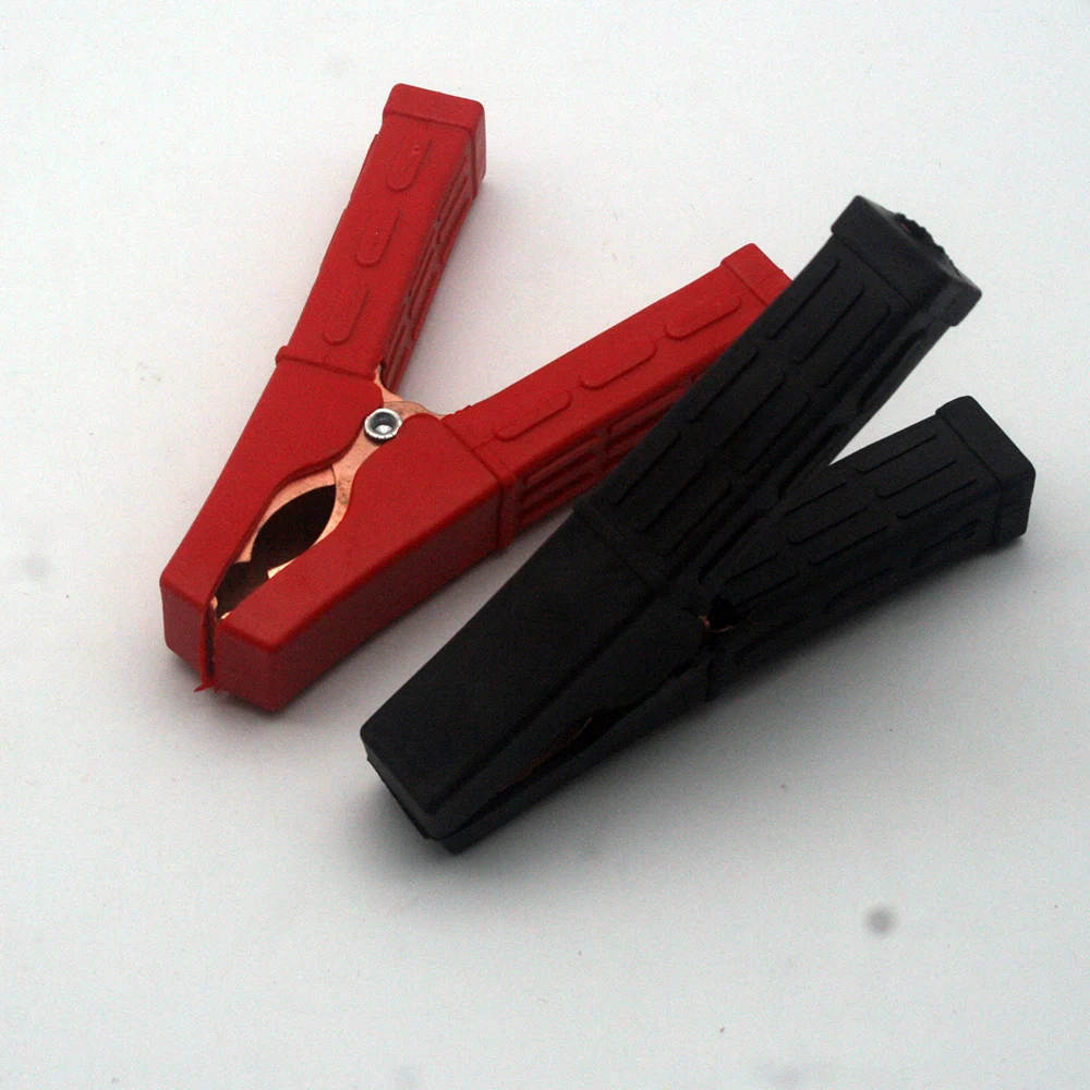 Alligator Clips Electric Test Clamp 2pcs 100A For Car Battery Chargers