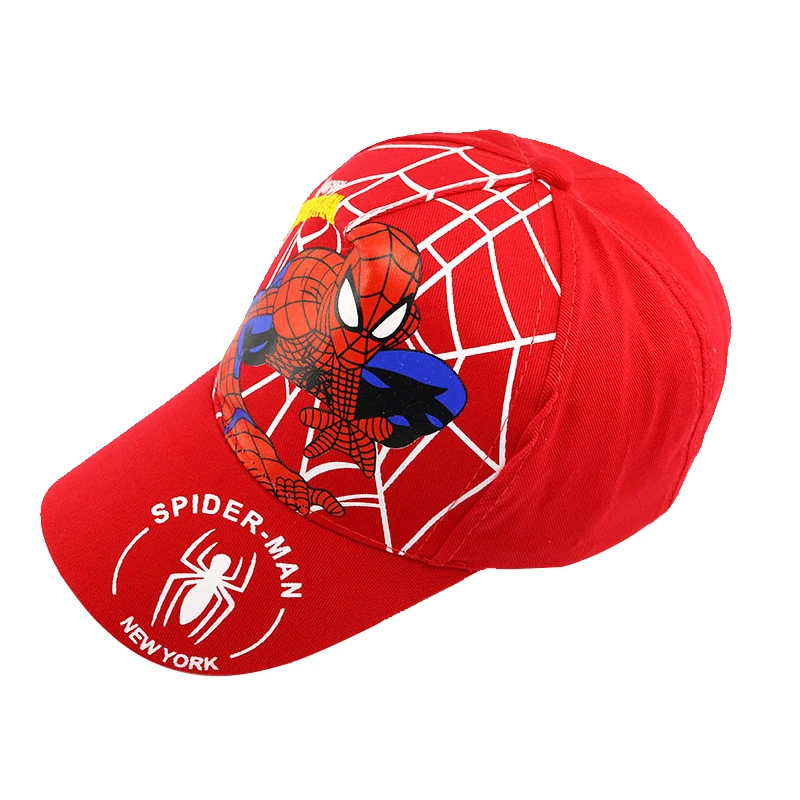 Disney Anime Cute Spiderman Kids Hats For Boys Girls Summer Autumn Baby Baseball Cap Children's Hip Hop Sun Hat Child Visor Caps 3