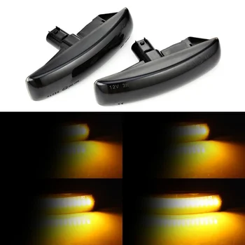 

2PCS Car Side LED Daytime Running Lights Driving Turn Signal Lamp DC 12V for Range Rover Sport 2006-2013 Yellow Car Light