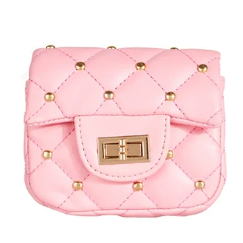 

Kids Rivet Chain Shoulder Bag Messenger Bag Purse Baby Girls Gifts Best Sale-WT