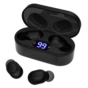 

Top JS1 Wireless Bluetooth Earphone Binaural Led Electric Display Earphone Sports Stereo Earbud Earphone