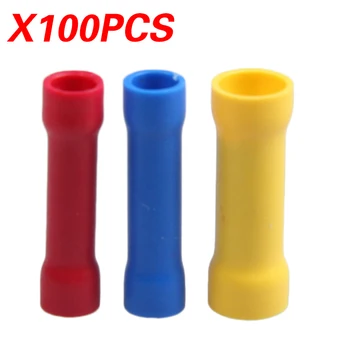 

100pcs 2.5cm Insulated Heat Shrink Butt Connectors Wire Electrical Crimp Terminals Heat Shrink Wire Butt Connector Dropshipping