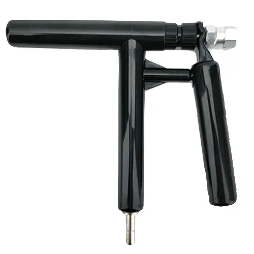 Pistola dispensadora Pluto negra reforzada con nailon (compatible con duotight)