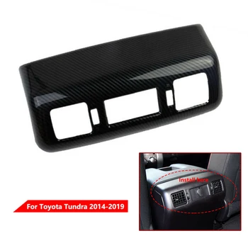 

For Toyota Tundra 2014-2019 Rear Armrest Box A/C Outlet Vent Trim ABS Cover