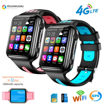 

Smart GPS Wifi Location Student Kids Phone Watch Android 9.0 Clock App Install Bluetooth Remote Camera Smartwatch 4G SIM Card