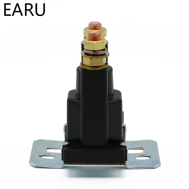 Двойное реле запуска батареи 4 Pin большой ток 500A 12V 24VDC автомобильный выключатель питания, пусковое реле, автоматический пусковой контактор сильноточный
