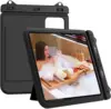 MoKo Waterproof Tablet Case 12 inch for iPad Pro 11,Galaxy Tab S6/S7 Bathroom Kitchen Stand Pouch Tablet Dry Bag 1