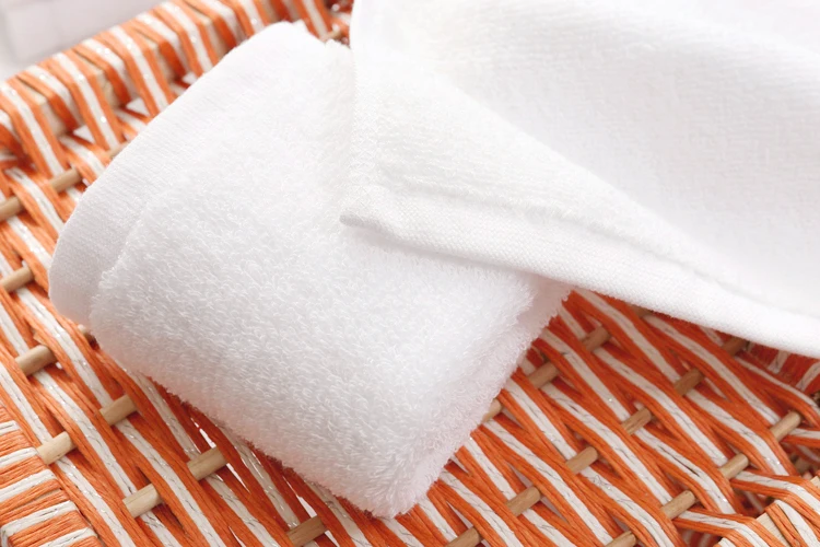 10 pz/lotto bianco piccolo viso asciugamani cucina Hotel ristorante scuola  materna asciugamano di cotone per