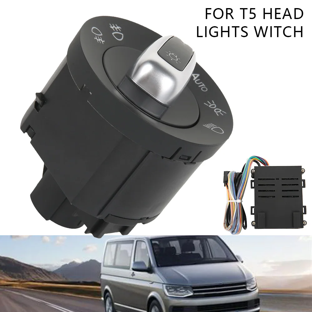 Refitting Headlamp Switch With Module Transporter Auto Headlight Switch Fog Light Switch Module