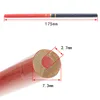 1/10PCS Carpenters Pencils Black/Red Lead For DIY Builder Joiners Woodworking Black Thick Core Flattened Ellipse Mark pen Pencil ► Photo 3/5