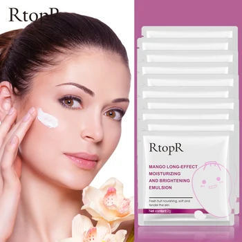 

RtopR 10pcs Moisturizing Brightening Hyaluronic Acid Emulsion Face Care Anti-Aging Anti Wrinkle Cream Oil-control Shrink Pore