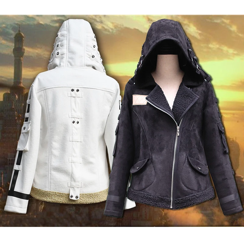 Game PUBG Playerunknown's Battlegrounds Cosplay Kostuum Kind Volwassen Kapmantel Jas Ghillie Pak Winter Warm Suede Jas Nieuwe Game PUBG Playerunknown's Battlegrounds Cosplay Kostuum Kind Volwassen Kapmantel Jas Ghillie Pak Winter Warm Suede Jas Nieuwe