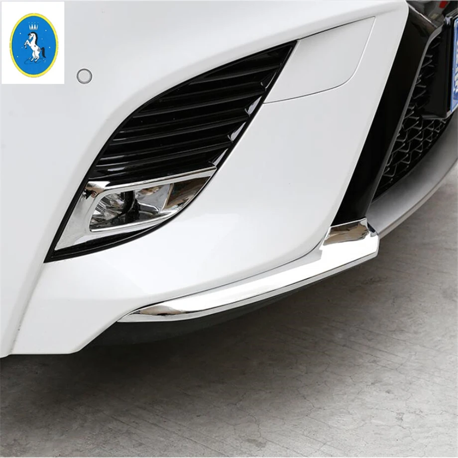 Yimaautotrim защита переднего бампера под углом Накладка 2 шт. подходит для Toyota Camry- авто аксессуары