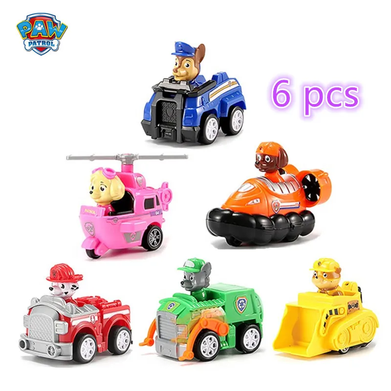 9 шт подлинный Щенячий патруль спасательный набор щенков патрулей собак Райдер