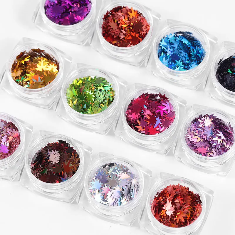 

1 Set Holographic Glitter Sequin Ultra-thin Paillette Chameleon Flakes DIY Shinny Sequins Laser Paillette Flakes Glitter PT63