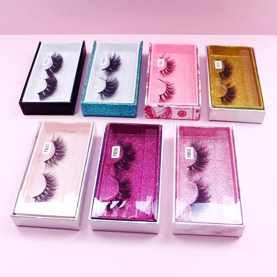550 Pcs Lash Boxes Packaging Wholesale Empty Rectangle Lashes Case