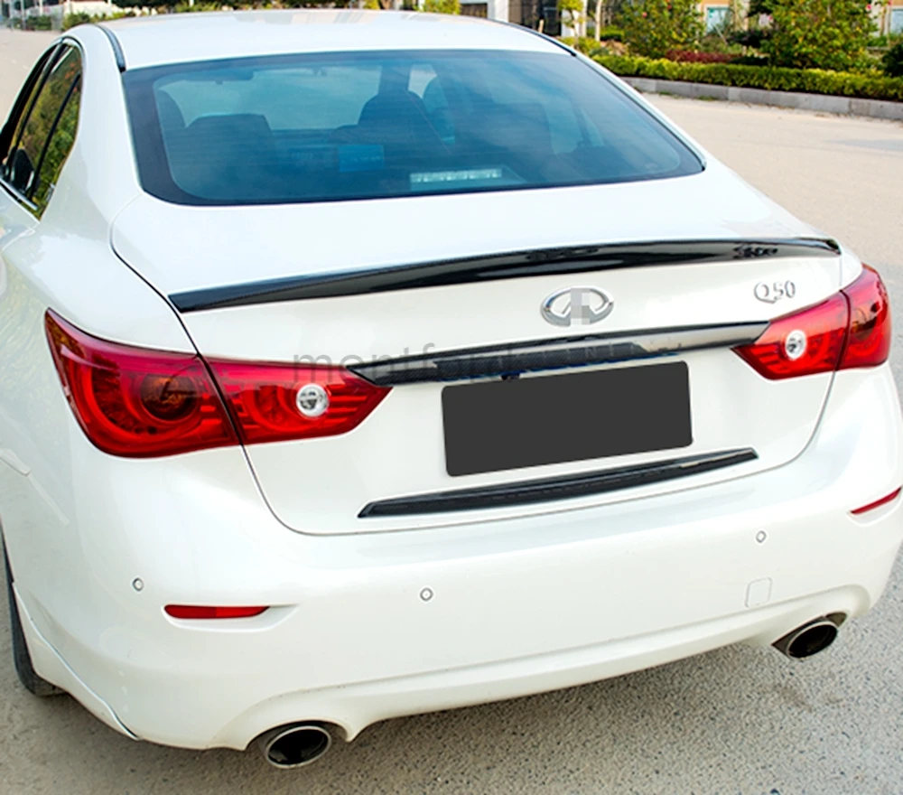 Для Infiniti Q50 Q50L 2014 2015 2016 АБС-пластик заднее крыло неокрашенный Праймер цвет задний