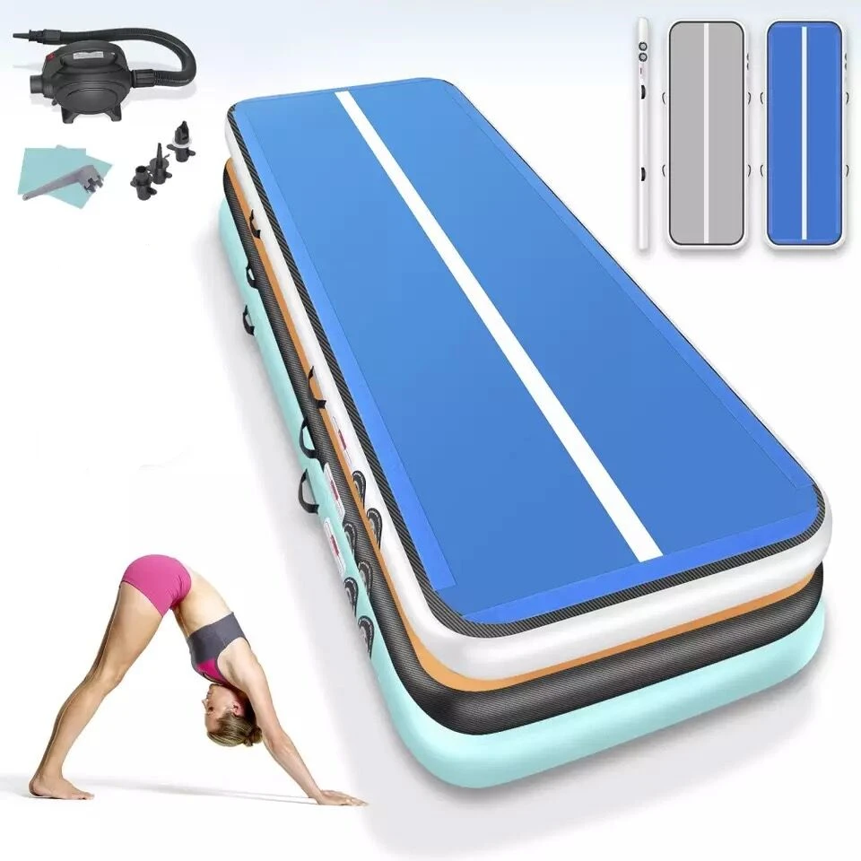 3M Air Yoga Track Floor Inflatable Gymnastics Tumbling  GYM Training Mat+pump 