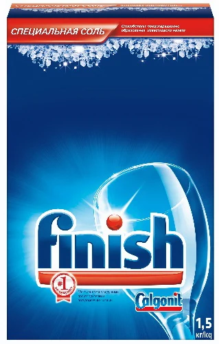 FINISH Соль для посудомоечных машин 1 5кг | Дом и сад