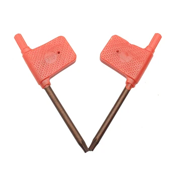 

Red flag wrench T15 standard Torx for CNC tool holder Torx screw wrench Tools Holder Accessories