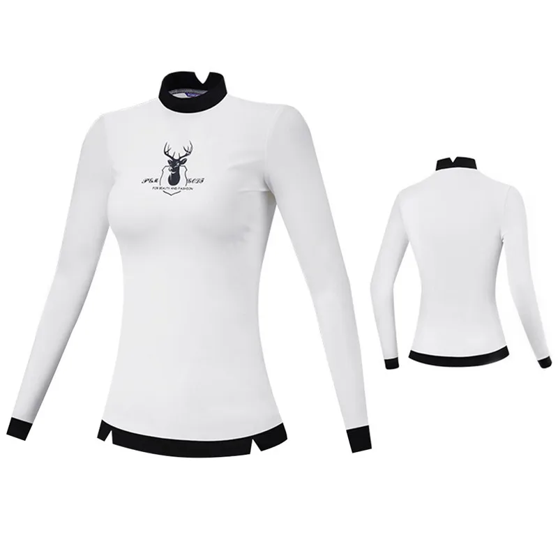 PGM Для женщин рубашки Топы с длинными рукавами одежда для гольфа Женская Осенняя футболка тонкий для спорта и отдыха, командная форма для игры в гольф Костюмы