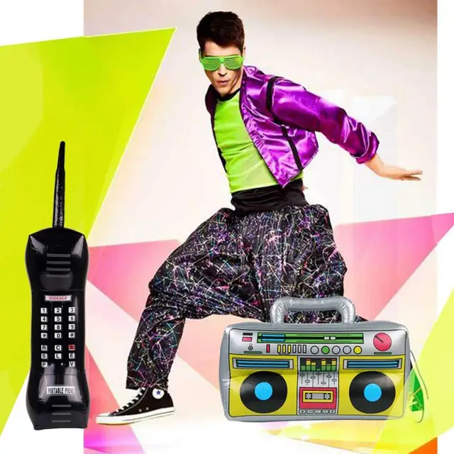 1/2PCS Inflatable Funny Radio Boom Box Inflatable Mobile Phone Props PVC Inflatable Toys For Party Decorations Kids Adult Gift 1