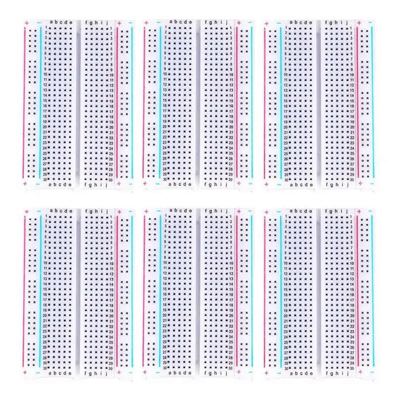 

400 tie points Solderless Breadboard (6 Pack)