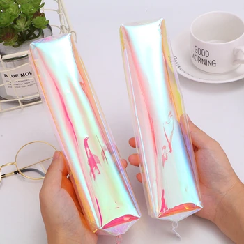 

1 PC Creative Large Capacity Pencil Cases Bags Colorful Transparent Pen Box Pouch Student Gift School Stationary Supplies 050008
