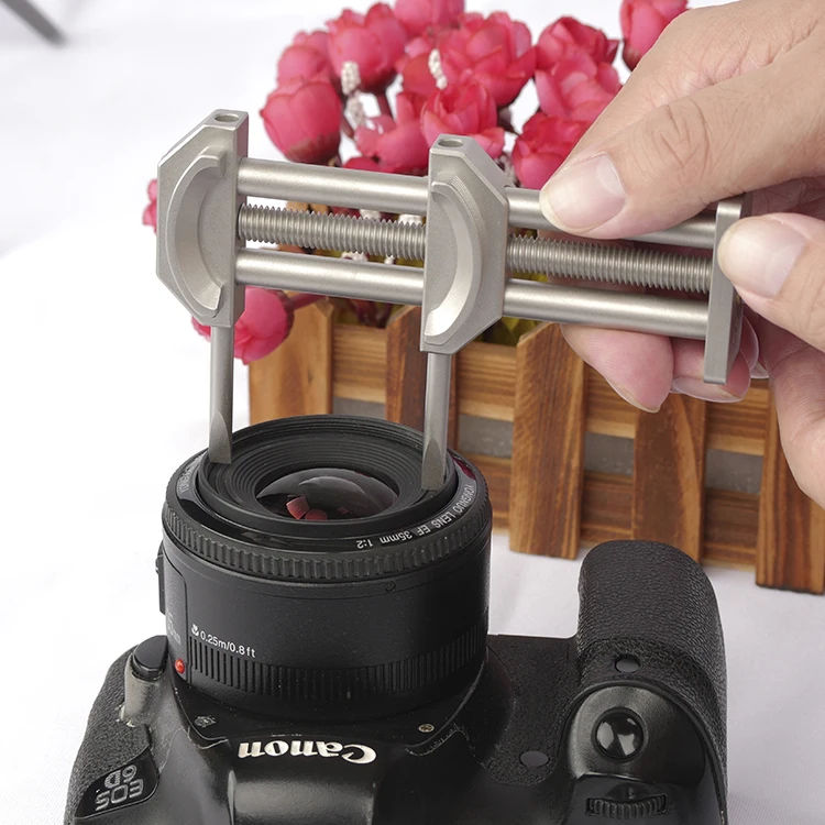 FITTEST Lens repair tool Camera Lens Vise Tool Filter Ring Removal Opening Wrench Stainless Steel Spanner