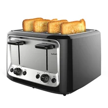 Домашний тостер, полностью автоматический, многофункциональный, 4 шт., тостер для очистки почвы Tostadora De Pan Hot Dog, тостер, хлебопечка